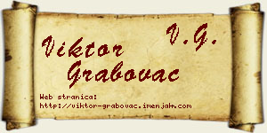 Viktor Grabovac vizit kartica